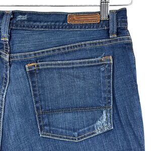Y2K Polo Jeans Co Ralph Lauren Stretch Kelly Low Rise Bootcut Dark Wash Sz 12